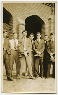 Students, 1945. M Cannon far left